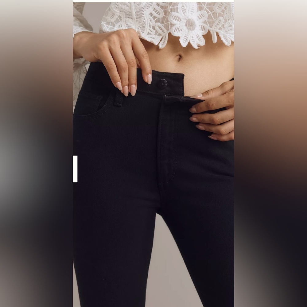 Joe's Jeans The Charlie High-Rise Skinny Jeans Faded Black size 27 - Picture 4 of 14